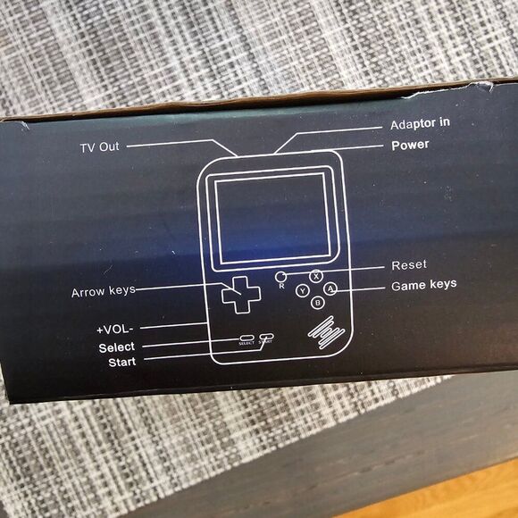 3 inch LCD display 500 Classic Game Handheld w TV connect Portable Game Console - Picture 3 of 6